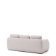KAVE HOME Laira 3-pers. sovesofa - ecru chenillestoff (225 cm)