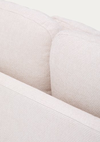 KAVE HOME Laira 3-pers. sovesofa - ecru chenillestoff (225 cm)