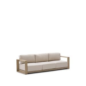 KAVE HOME Ambra 3-pers. udendrs havesofa, m. aftagelige hynder - akacietr (249cm)