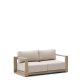 KAVE HOME Ambra 2-seters sofa i heltre akasie med lys overflate 174 cm