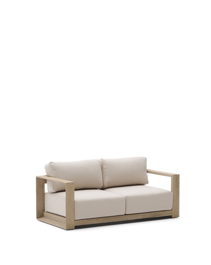 KAVE HOME Ambra 2-seters sofa i heltre akasie med lys overflate 174 cm