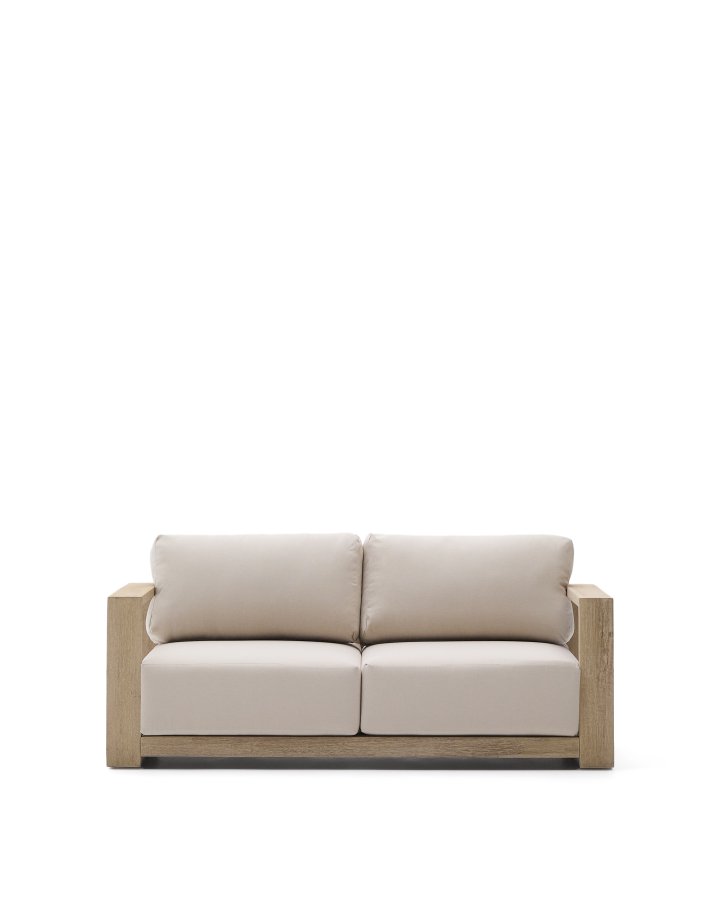 KAVE HOME Ambra 2-seters sofa i heltre akasie med lys overflate 174 cm