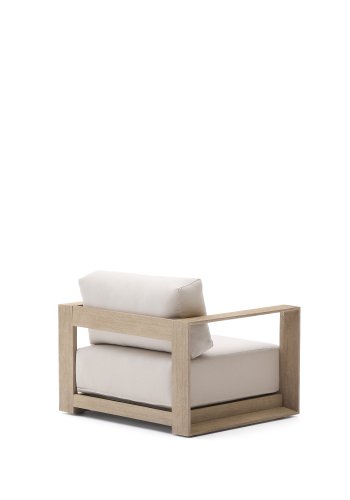 KAVE HOME Ambra lenestol i heltre akasie med en lys finish