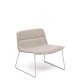 KAVE HOME Zahara beige lenestol og stl i beige utfrelse, 100 % FSC
