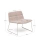 KAVE HOME Zahara beige lenestol og stl i beige utfrelse, 100 % FSC