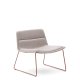 KAVE HOME Zahara Sessel - beige Stoff und Terrakotta-Stahl