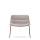 KAVE HOME Zahara Sessel - beige Stoff und Terrakotta-Stahl