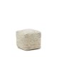 KAVE HOME Selise puff laget av naturlig jute 45 x 45 cm
