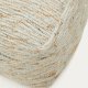 KAVE HOME Selise puff laget av naturlig jute 45 x 45 cm