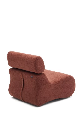 KAVE HOME Club terracotta boucl lenestol