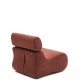 KAVE HOME Club terracotta boucl lenestol