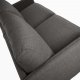 KAVE HOME Komoon sovesofa - gr� stof og st�l