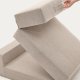 KAVE HOME Arty konvertibel puff/seng - beige stoff (70x89(200)