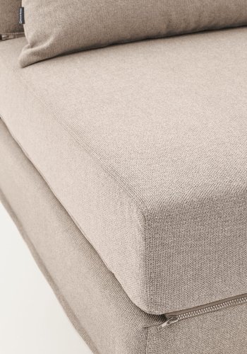 KAVE HOME Arty konvertibel puff/seng - beige stoff (70x89(200)