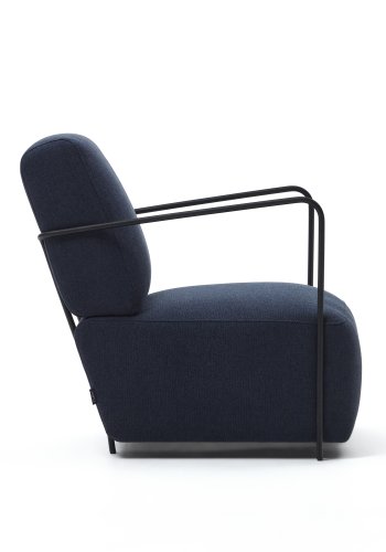 KAVE HOME Gamer lenestol - bltt stoff og sort stl