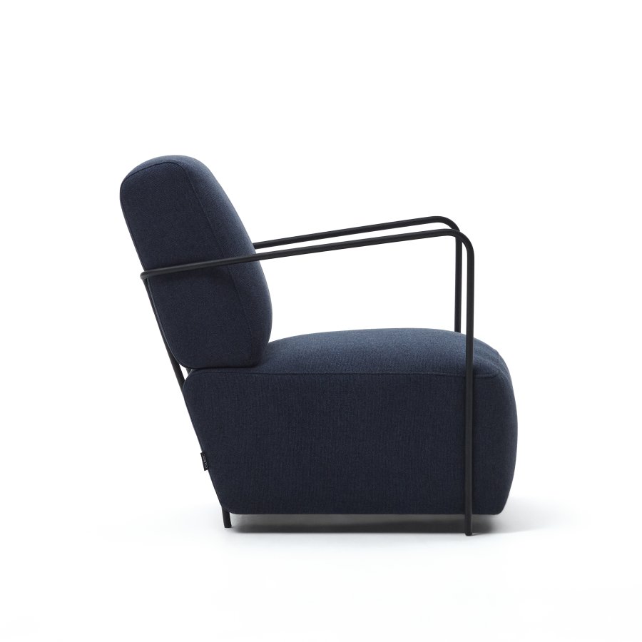 KAVE HOME Gamer lenestol - bltt stoff og sort stl