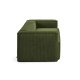 KAVE HOME Blok 2-manns sofa - grnn kordflyel (210 cm)