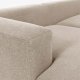 KAVE HOME Block sofa, med venstre sjeselong - beige polyester
