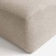 KAVE HOME Block sofa, med venstre sjeselong - beige polyester