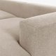 KAVE HOME Block sofa, med hyre sjeselong - beige polyester og stl