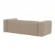 KAVE HOME Block sofa, med hyre sjeselong - beige polyester og stl