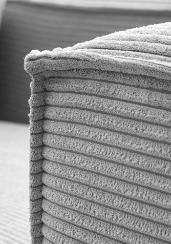 KAVE HOME Blok sofa, m. h�jre chaiselong - gr� fl�jl