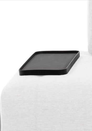 KAVE HOME liten Compo bricka - svart MDF och stl