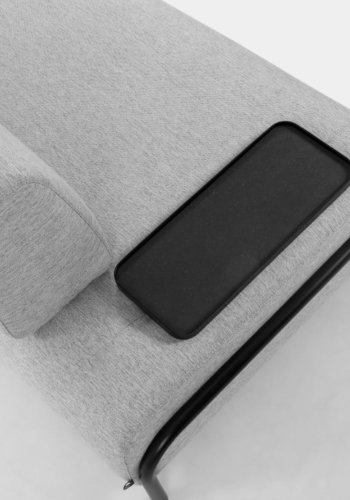 KAVE HOME liten Compo bricka - svart MDF och stl