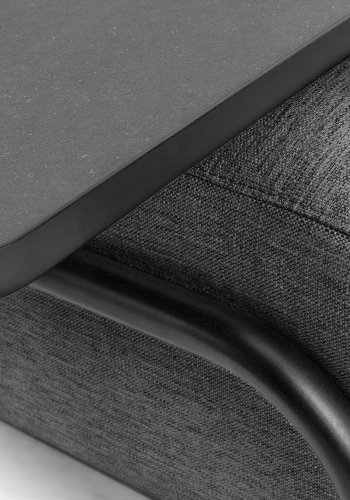 KAVE HOME Compo 3-sits Soffa - Gr� Polyester och St�l