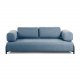 KAVE HOME Compo 3-sits Soffa - Bl� Polyester och St�l