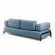 KAVE HOME Compo 3-sits Soffa - Bl� Polyester och St�l
