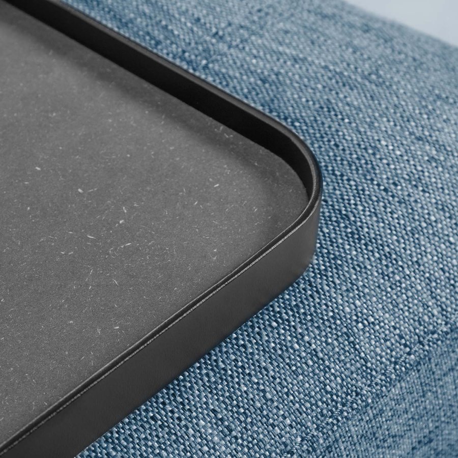 KAVE HOME Compo 3-sits Soffa - Bl� Polyester och St�l