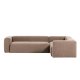 KAVE HOME Blok 4 pers. hj�rnesofa - lyser�d stof (320x230)