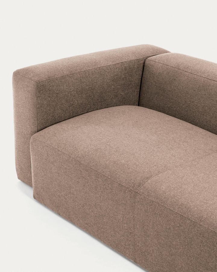 KAVE HOME Blok 4 pers. hj�rnesofa - lyser�d stof (320x230)