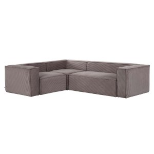 KAVE HOME Block hj�rnesofa - gr� fl�yel