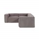 KAVE HOME Block hj�rnesofa - gr� fl�yel