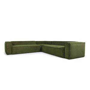 KAVE HOME Blok hjrnesofa - grn corduroy fljl (320x320)