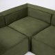 KAVE HOME Blok hjrnesofa - grnn kordflyel (320x320)
