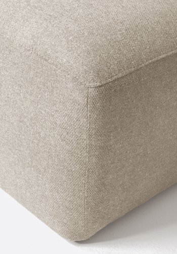 KAVE HOME Block 3-manns sofa, med hyre sjeselong - beige stoff