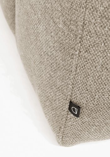 KAVE HOME Block 3-manns sofa, med hyre sjeselong - beige stoff