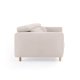 KAVE HOME Singa 3 pers. sofa - hvid stof og natur b�getr�