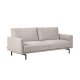 KAVE HOME Galene 3-seters sofa - beige resirkulerte fibre og jern