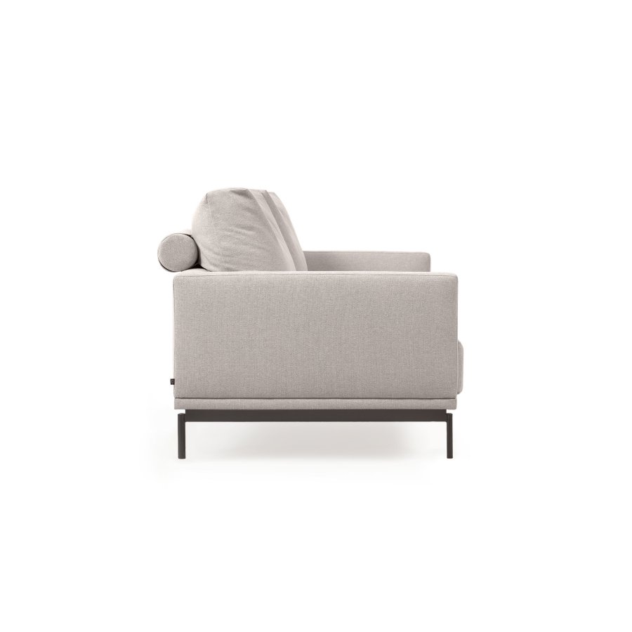 KAVE HOME Galene 3-seters sofa - beige resirkulerte fibre og jern