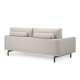 KAVE HOME Galene 3-seters sofa - beige resirkulerte fibre og jern