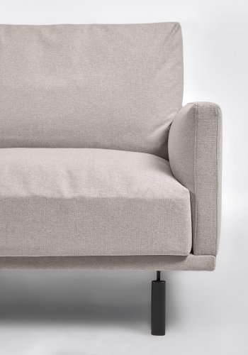 KAVE HOME Galene 4-seters sofa, med venstre sjeselong - beige resirkulerte fibre og jern
