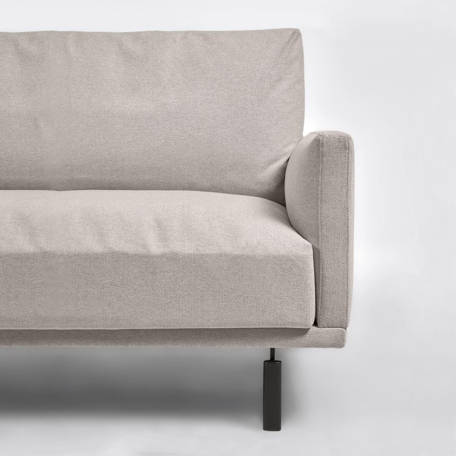 KAVE HOME Galene 4-seters sofa, med venstre sjeselong - beige resirkulerte fibre og jern