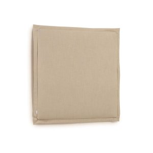 KAVE HOME Tanit sengegavl, m. aftageligt betr�k - beige linned (til 90 cm senge)