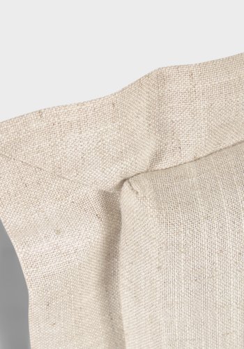 KAVE HOME Tanit s&auml;nggavel, med avtagbart lock - vitt linne (f&ouml;r 90 cm s&auml;ngar)