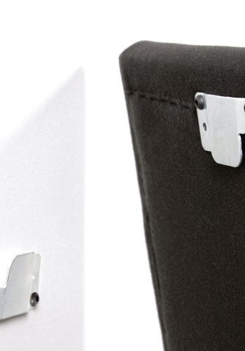 KAVE HOME Tanit s&auml;nggavel, med avtagbart lock - vitt linne (f&ouml;r 90 cm s&auml;ngar)