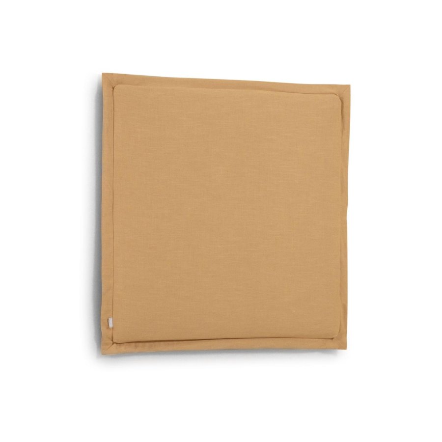 KAVE HOME Tanit sengegavl - sennepsgult lin (for 90 cm senger)